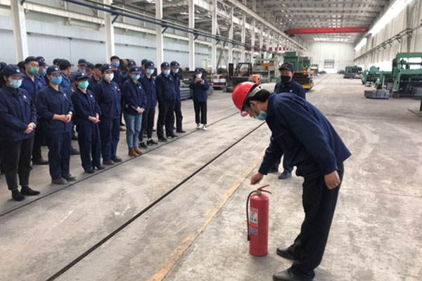 公司組織開展安全教育培訓暨消防演練活動